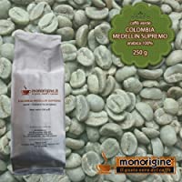 Arabica Green Coffee beans Colombia Medellin Supremo - 250 g